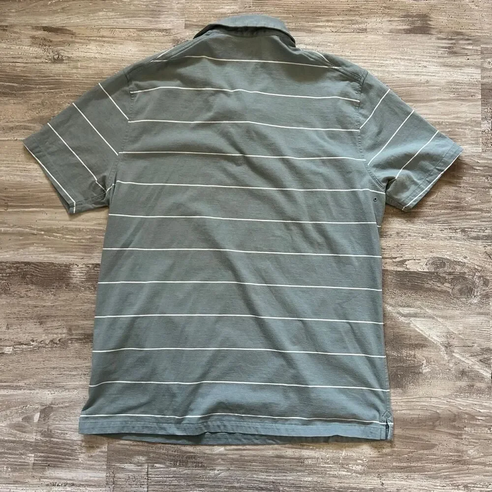 Nike Men's Blue and White Polo-shirts